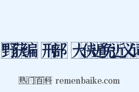 野获编·刑部·大侠遁免近义词是什么意思的图片